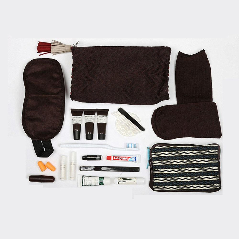 Kit de viaje de maleta dura desechable para mujeres