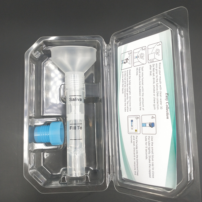 Kit desechable de recolección de saliva aprobado por CE/FDA para prueba de ADN/ARN a precio de fábrica