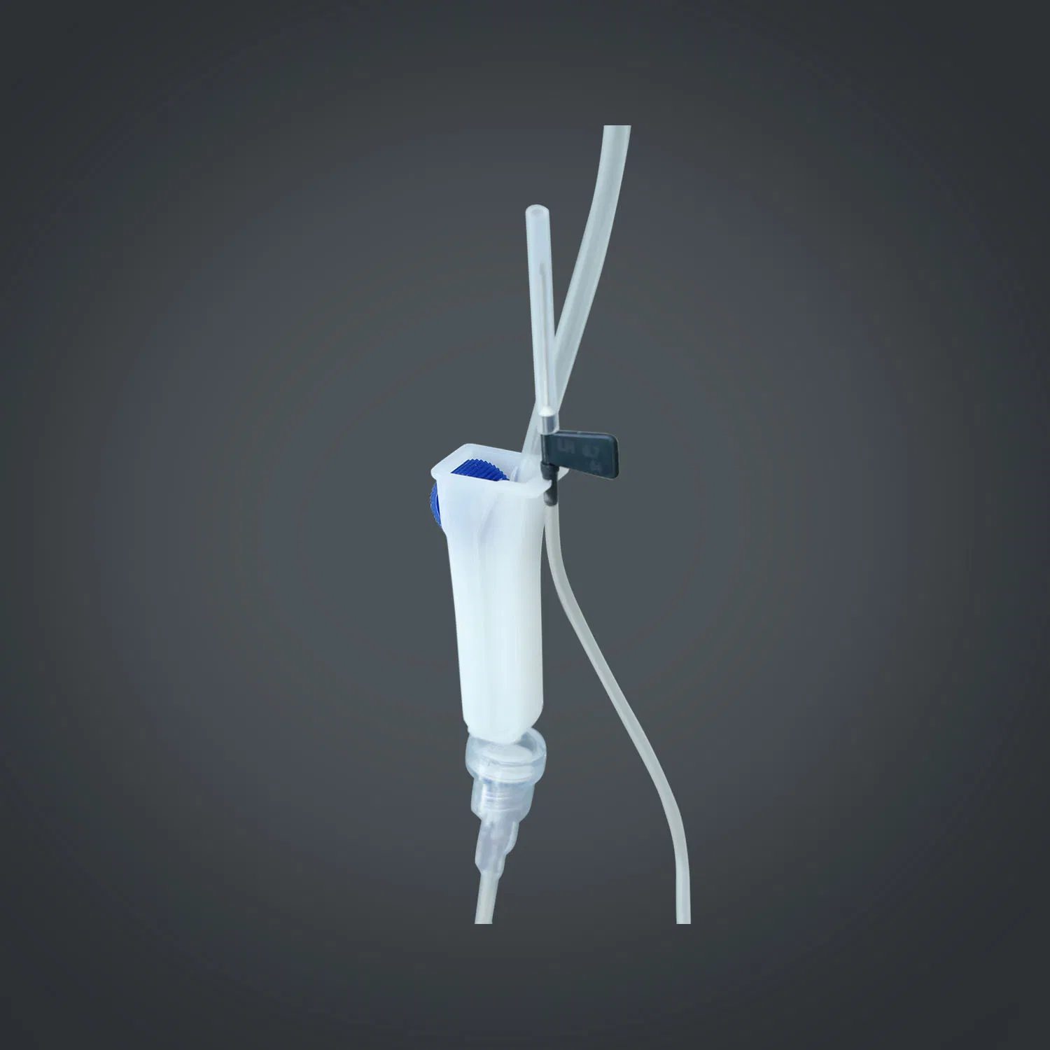 Set de infusión IV desechable médico a precio económico con bureta