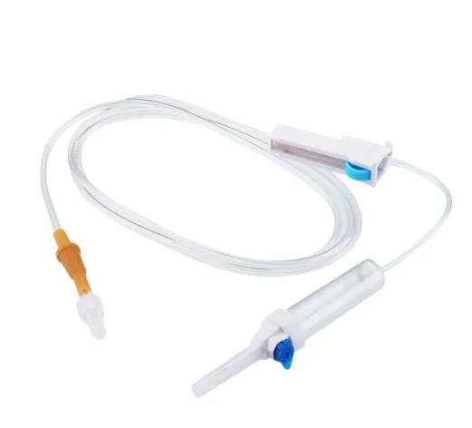 Juego de infusión médica de precisión desechable para un solo uso