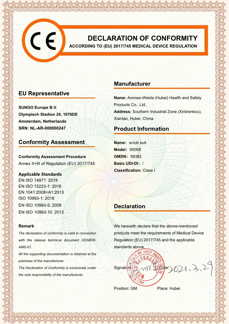 Certificado CE MDR