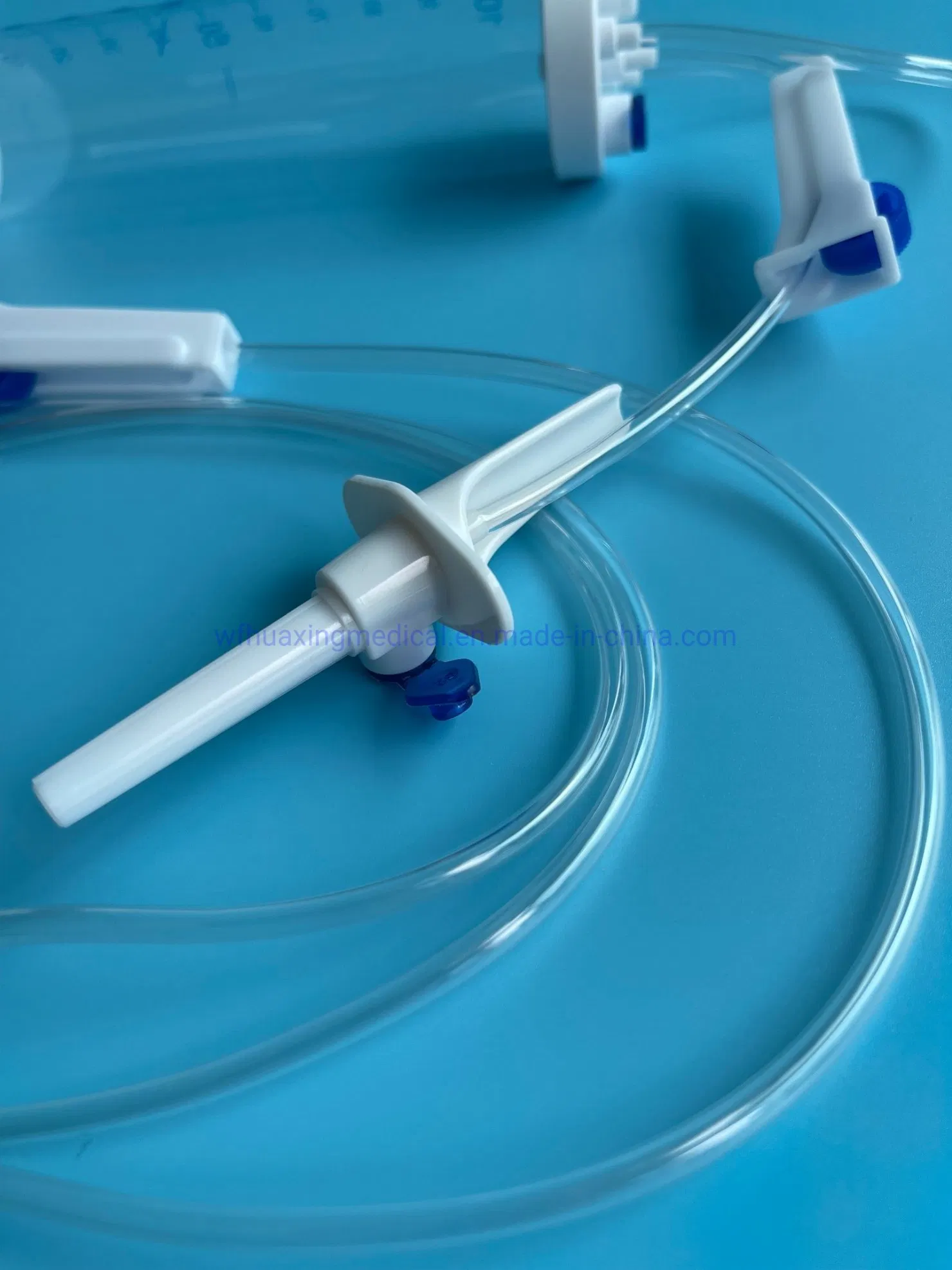 Conjunto de infusión de aparato de bureta tipo microgotero IV pediátrico volumétrico 100ml