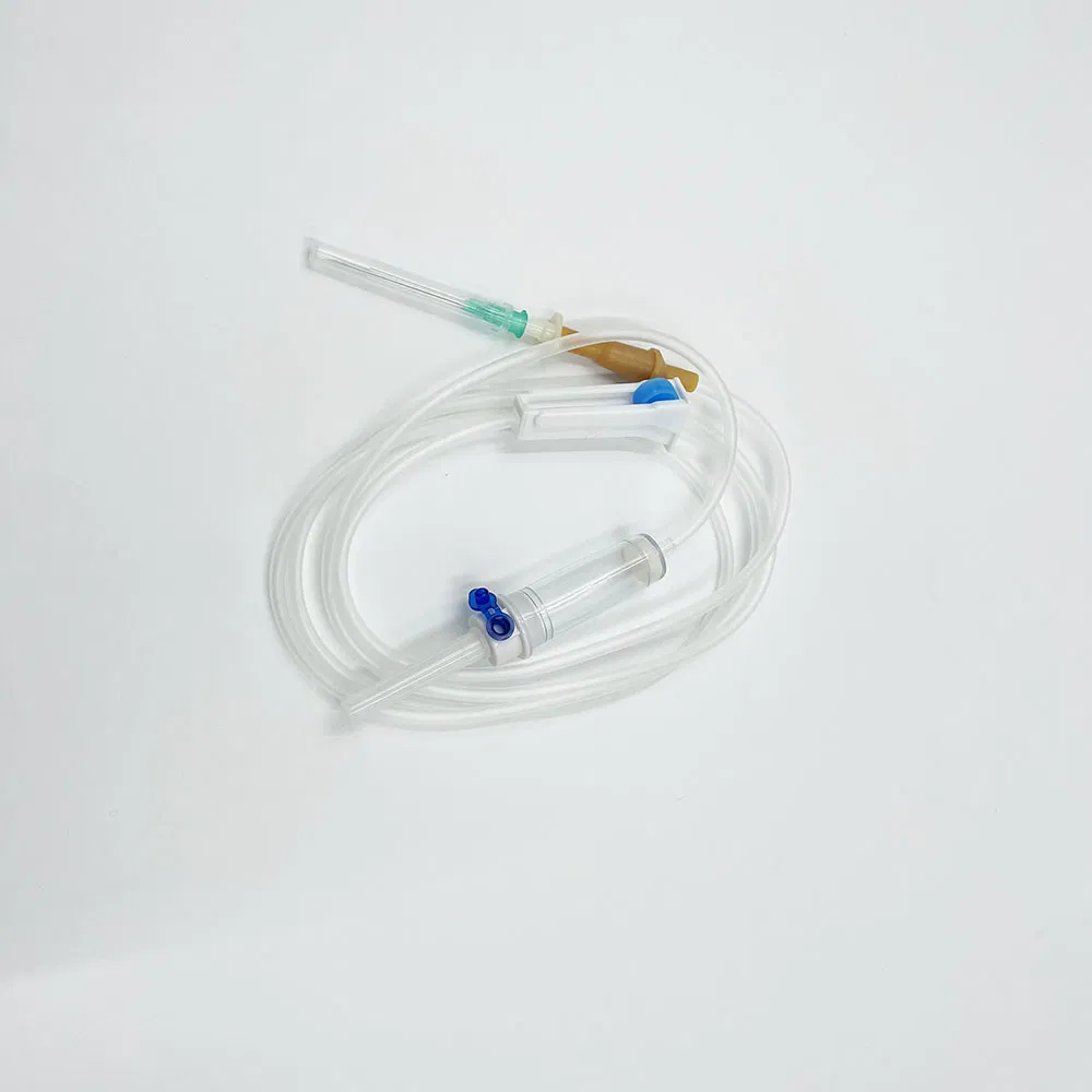 Conjunto de infusión de fluidos intravenosos para hospital con bureta 100ml para niños y bebés