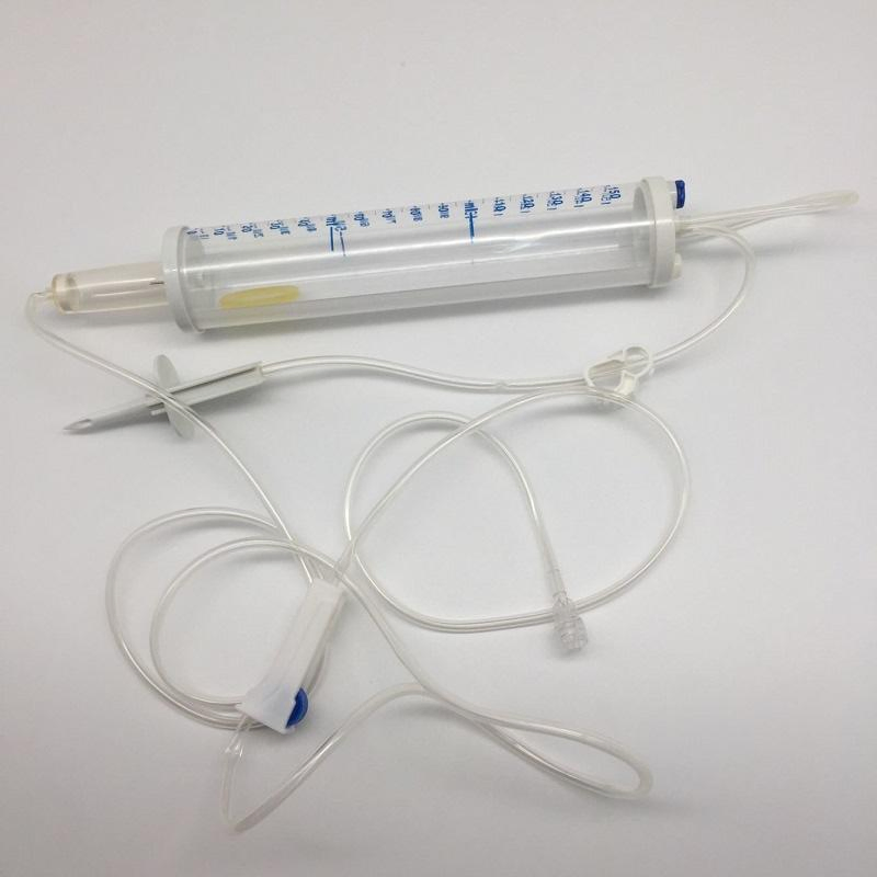 Set de Infusión Pediátrico 100ml Bureta Tipo Microgoteo Aparato de Infusiones para Niños