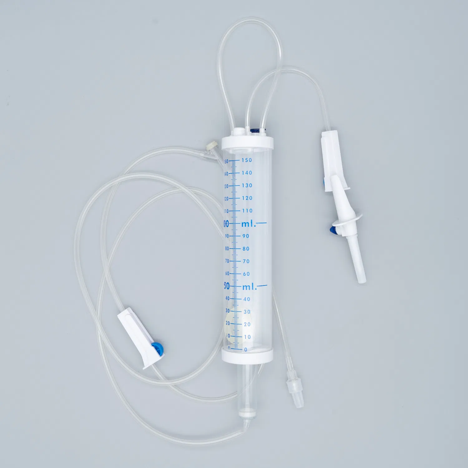 Conjunto de infusión de calidad con alimentación por gravedad 100&150ml bureta