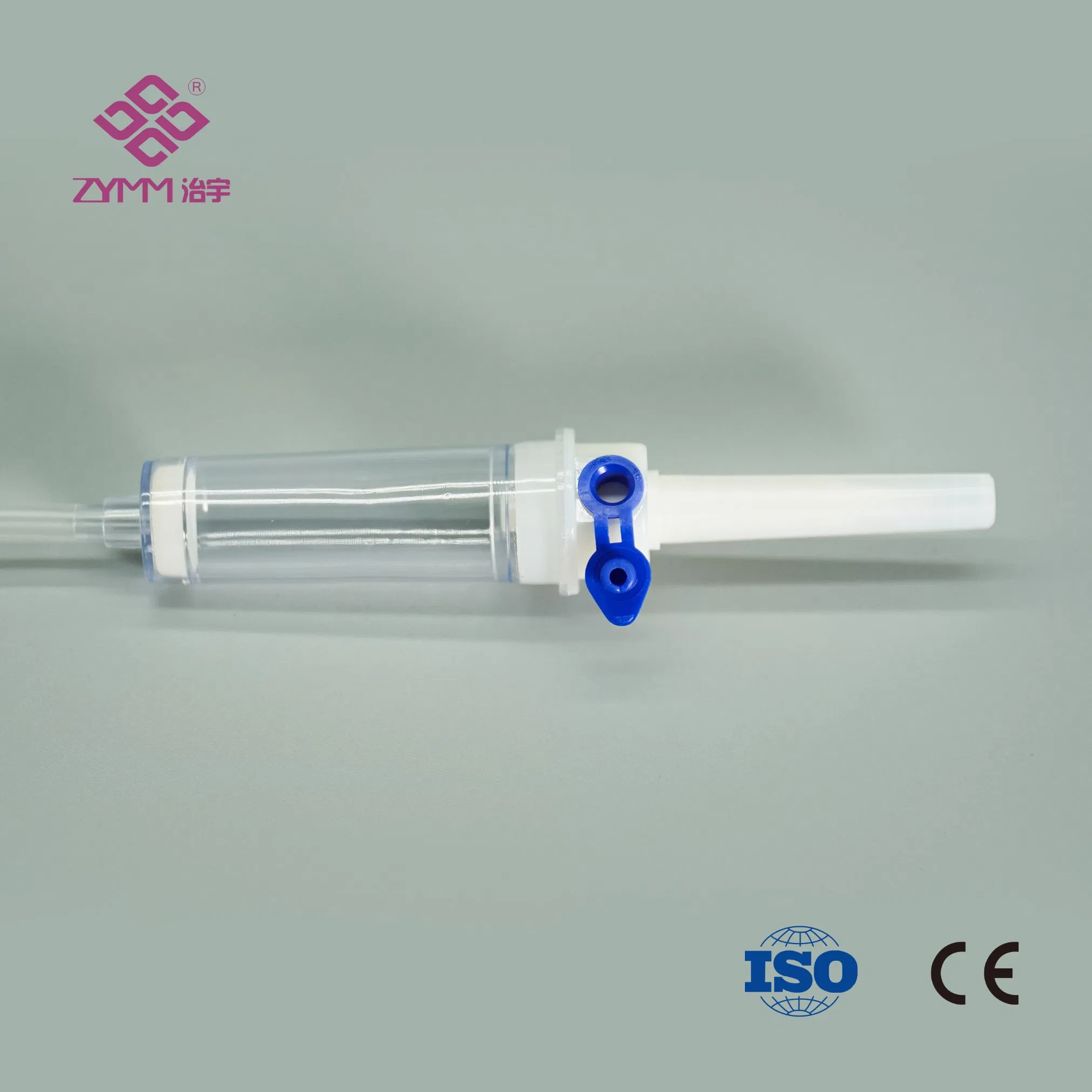 Juego de infusión estéril tipo bureta desechable IV con filtro para venas del cuero cabelludo con CE SGS ISO del fabricante para uso hospitalario