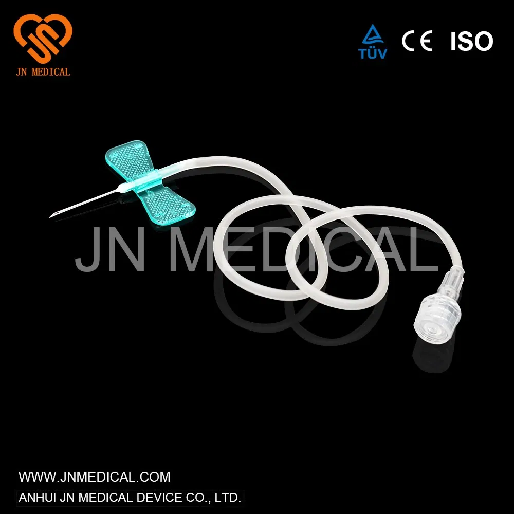 Conjunto de infusión médico duradero y seguro con esterilización