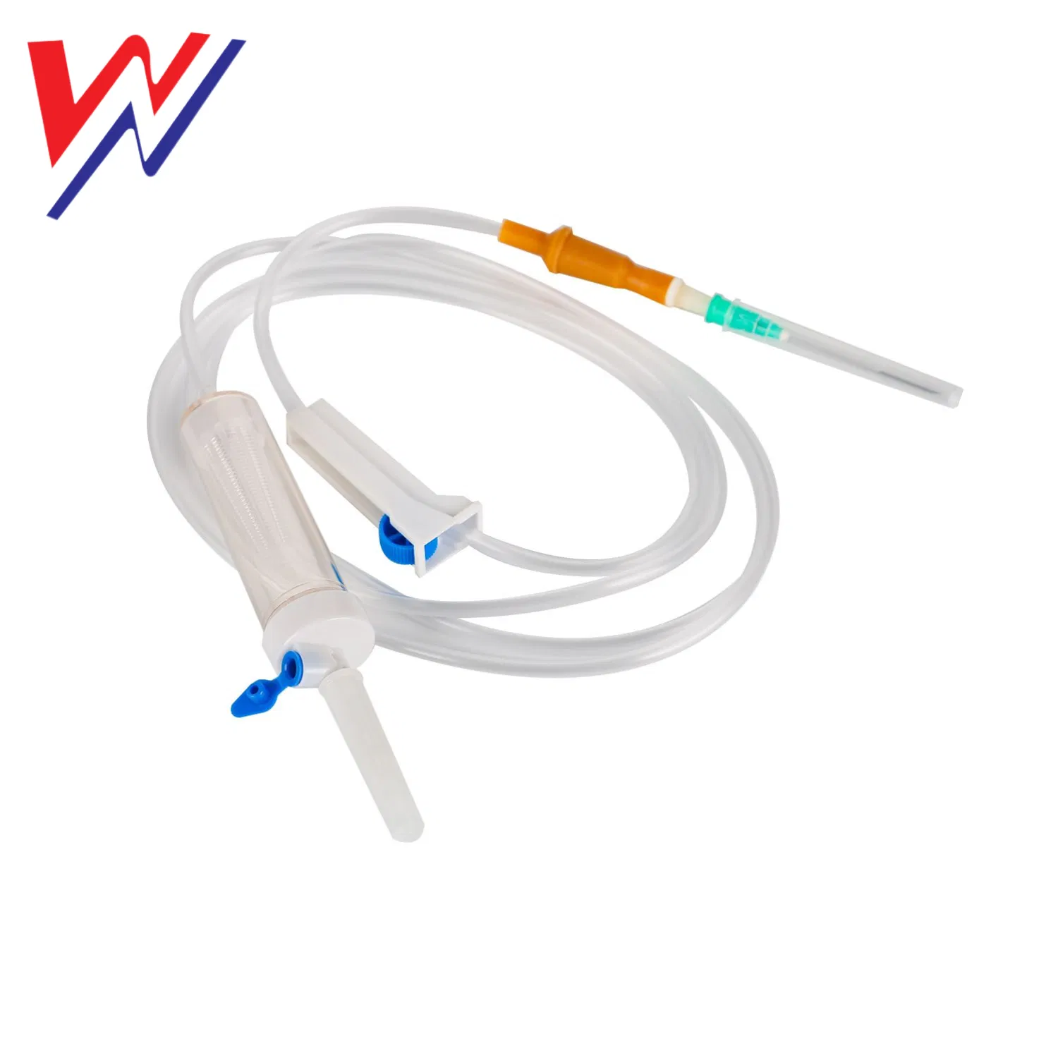 Conjunto de infusión premium con características de seguridad mejoradas para un uso seguro