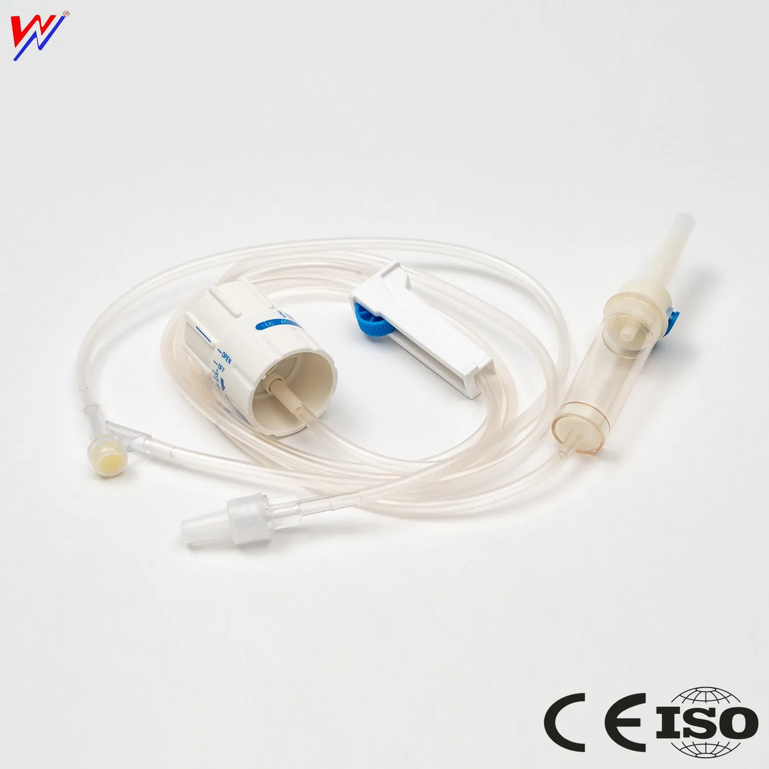 Juego de infusión desechable de PVC, juego de goteo intravenoso