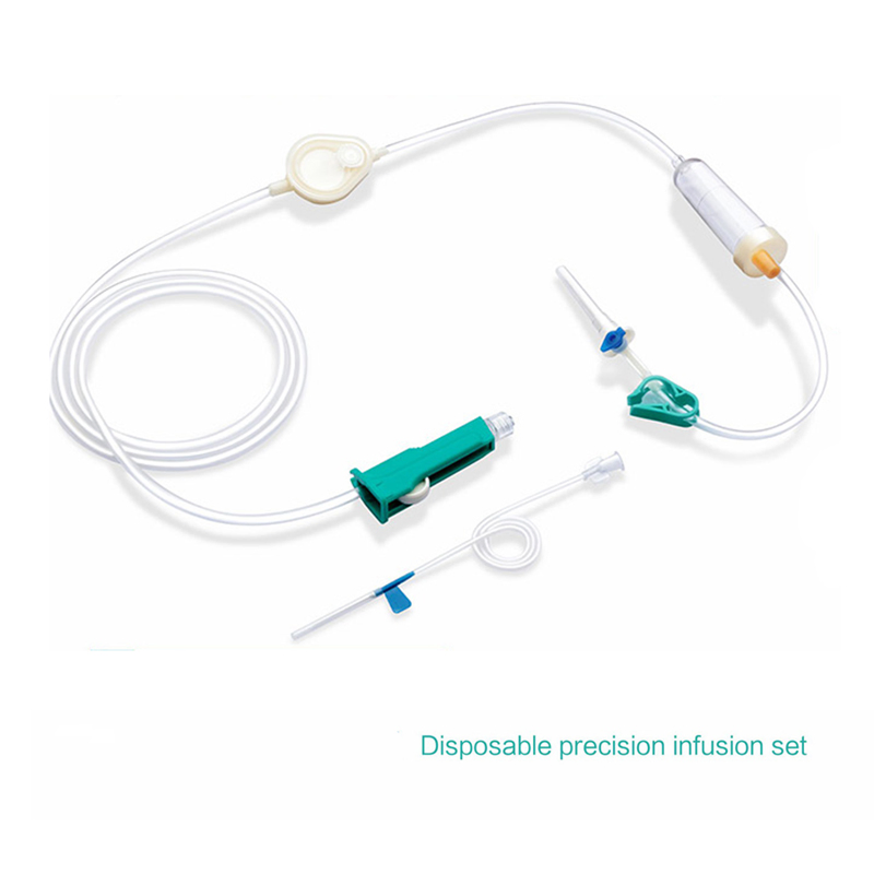 Conjunto de administración de infusión de filtro preciso de líquido de parada automática, conjunto de infusión de micro goteo