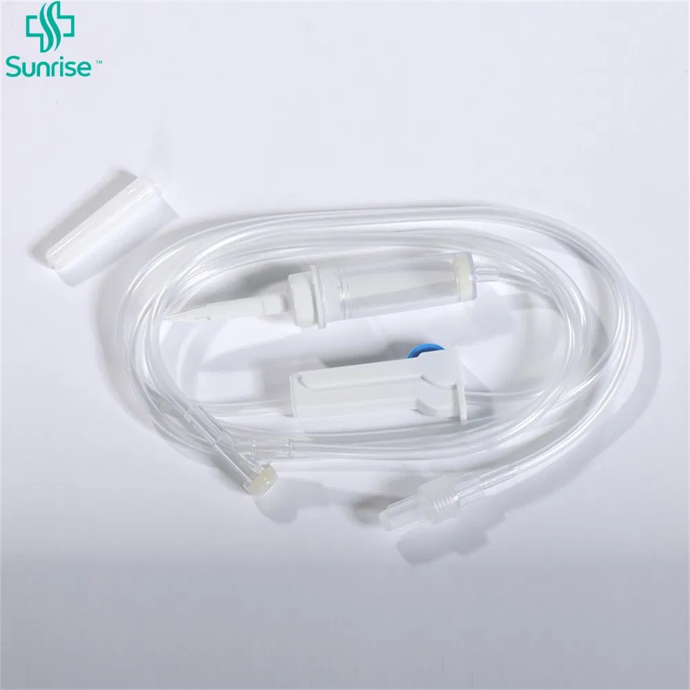 Conjunto de infusión IV de inyección de glucosa líquida básica regular estéril y desechable