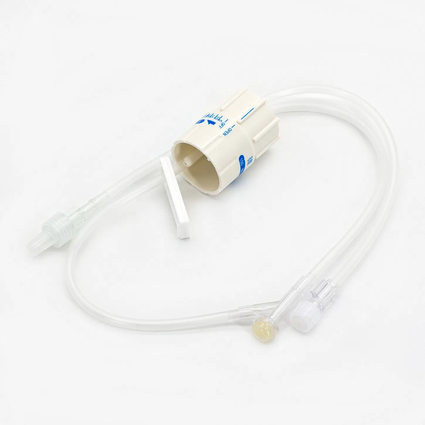 Conjunto de infusión intravenosa desechable estéril con aguja Luer Slip y Luer Lock, filtro de ventilación de aire disponible, libre de látex, con regulador de flujo