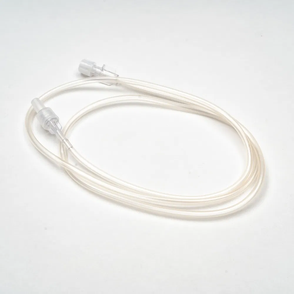 Juego de infusión intravenosa desechable estéril para adultos para administración intravenosa en hospitales