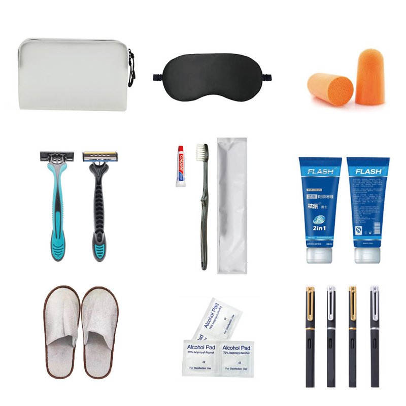 Kit de viaje de maleta dura desechable para mujeres