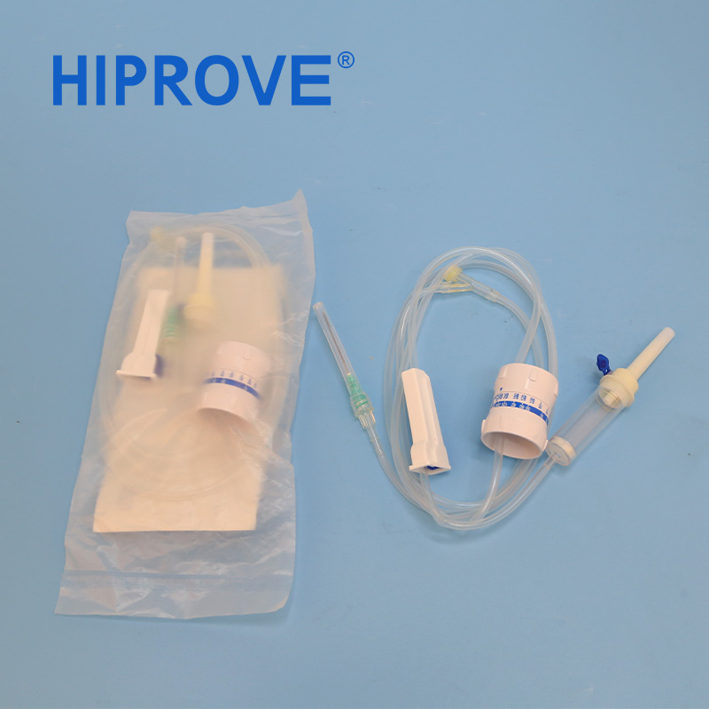 Conjunto de Infusión de Control de Flujo Médico Desechable con Regulador Micro de Ajuste Fino