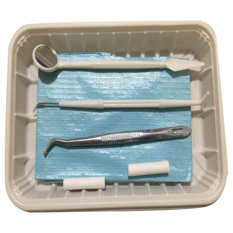 Kit de Examen Dental Desechable Kit de Instrumentos Dentales para Cuidado Dental