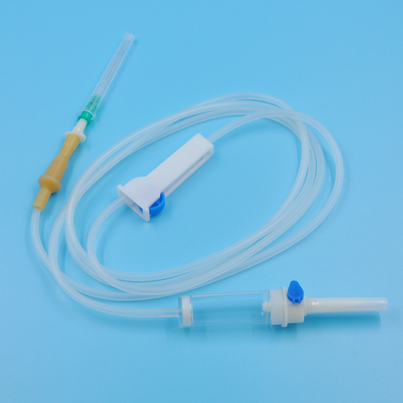 Conjunto de infusión IV desechable estéril certificado CE de China a precio más bajo, conjuntos de administración, conjuntos de transfusión de sangre