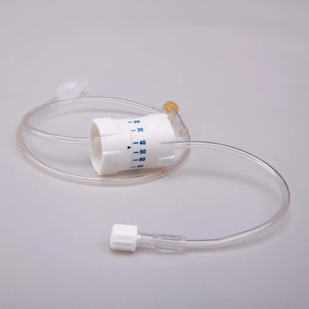 Conjunto de infusión desechable de equipo médico con filtro de precisión