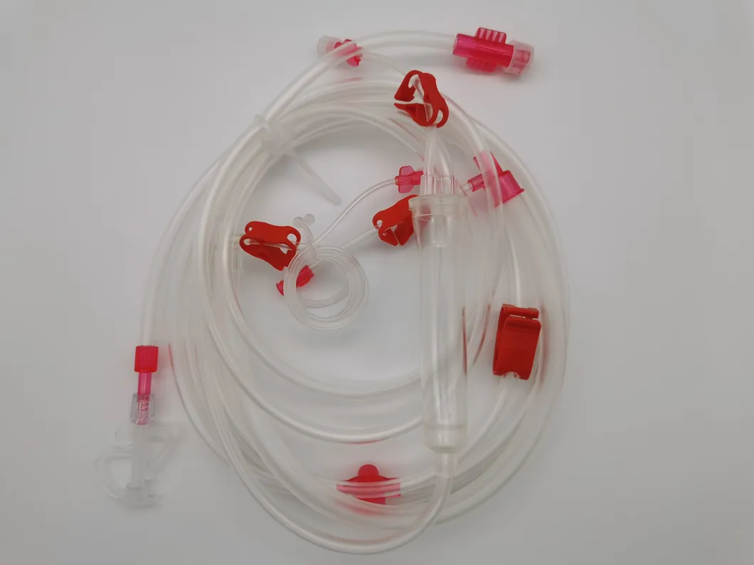 Juego de tubos de sangre desechables para hemodiálisis