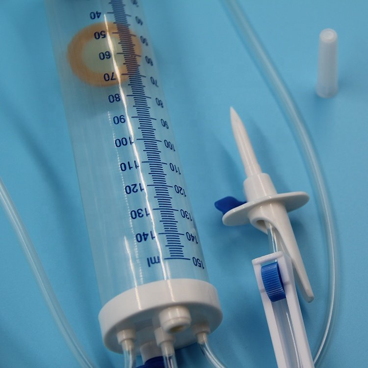 Juego de infusión IV de bureta desechable para pediatría