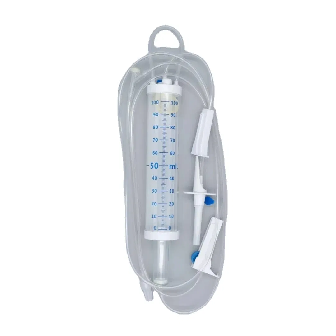 Conjunto IV Infusión Bureta Desechable Burette Wholesale 100ml 150ml Filtro Micro Médico de Goteo