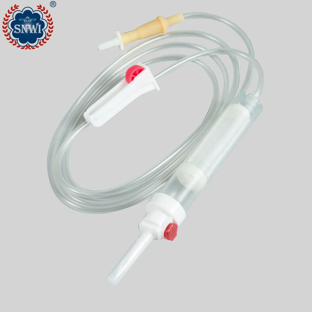 Detalle de sistema de infusión