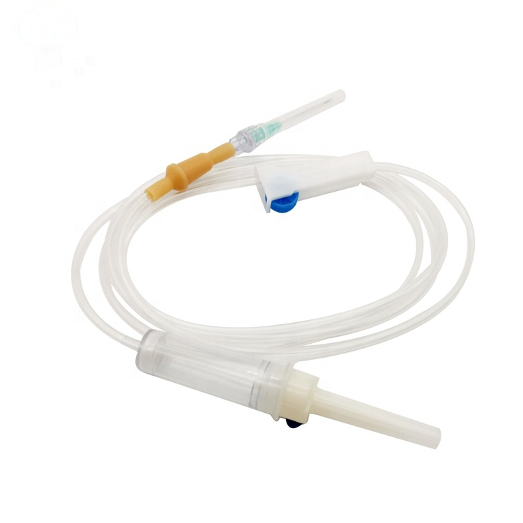 Set de infusión IV desechable de alta calidad con aguja