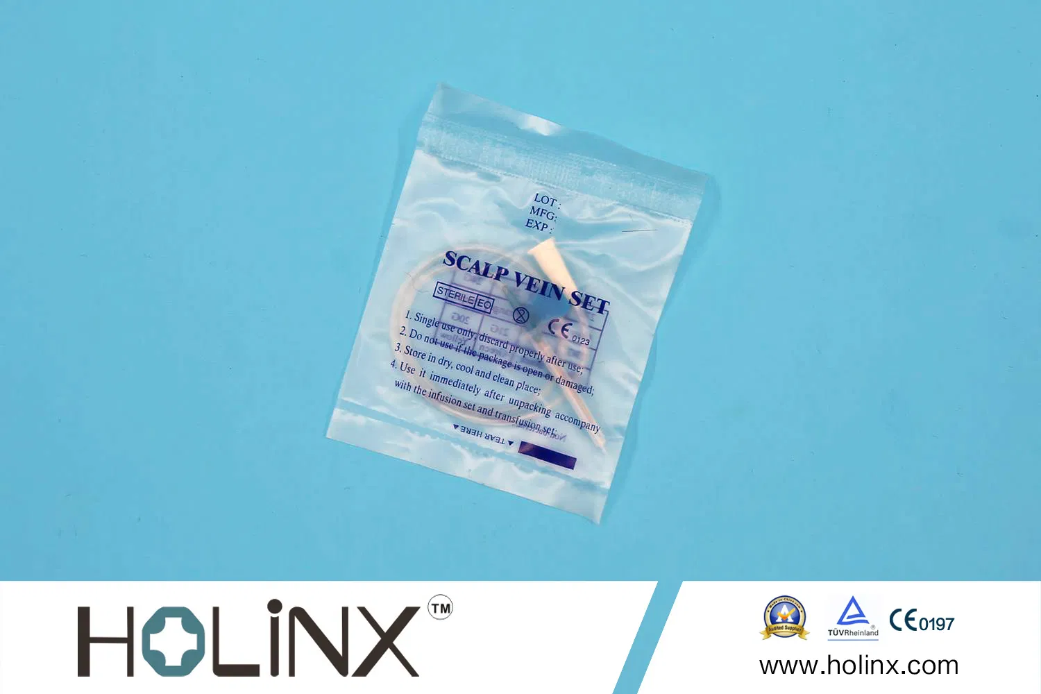Conjunto de aguja de infusión de vena del cuero cabelludo de seguridad