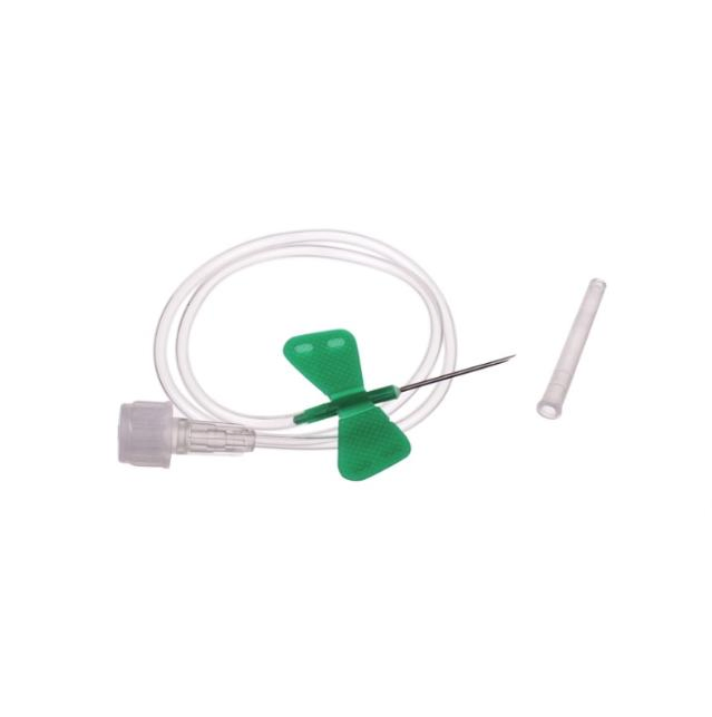 Conjunto de infusión con alas de mariposa desechable para venas del cuero cabelludo