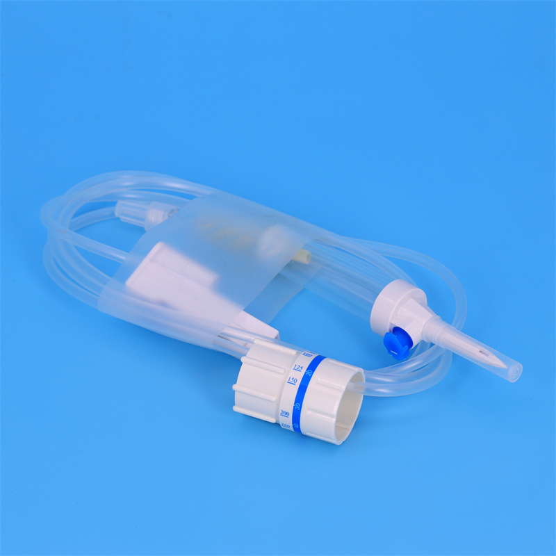 Conjunto de infusión desechable de TPE Zhenfu Gravity IV de alta calidad en venta