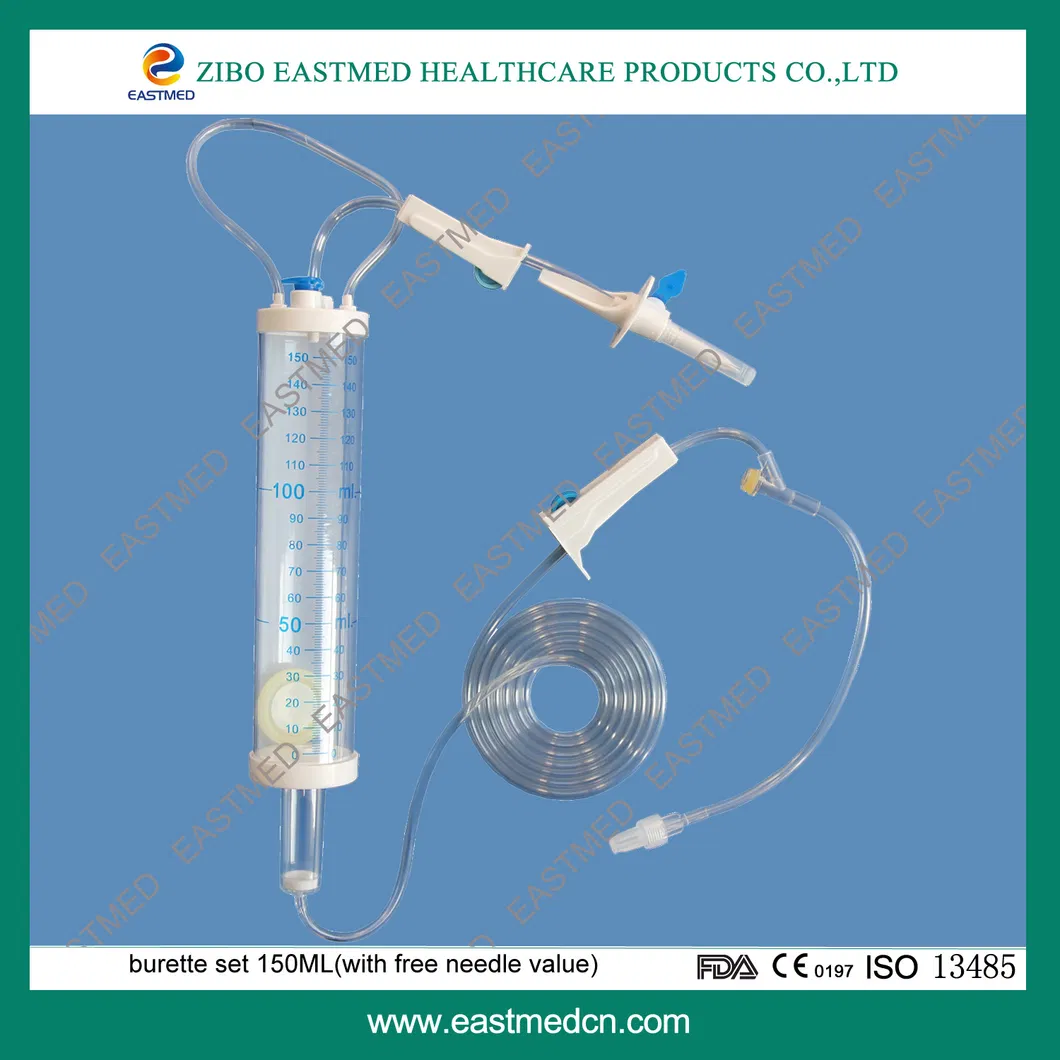 Set de Infusión de Bureta Estéril 100ml 150ml