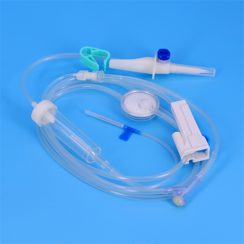 Venta Caliente Zhenfu TPE Libre de PVC Precisión con Conector Y Juegos de Infusión IV Desechables