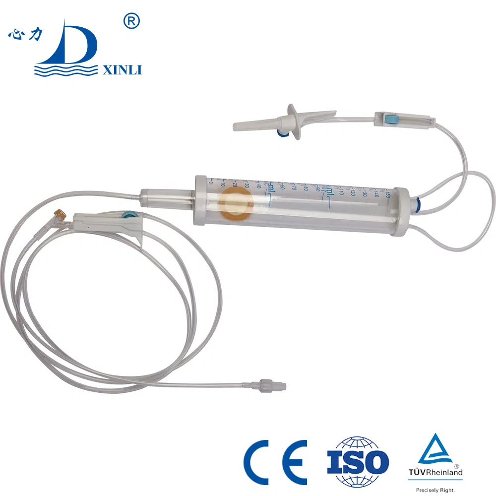 Bureta 100ml 150ml 200ml para juego de infusión con válvula para niño