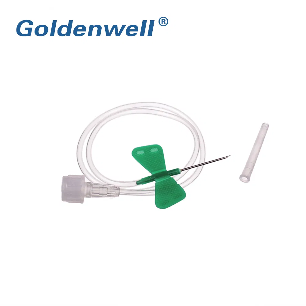 Set de Vena Escalpelo Desechable de Seguridad para Infusión 27g
