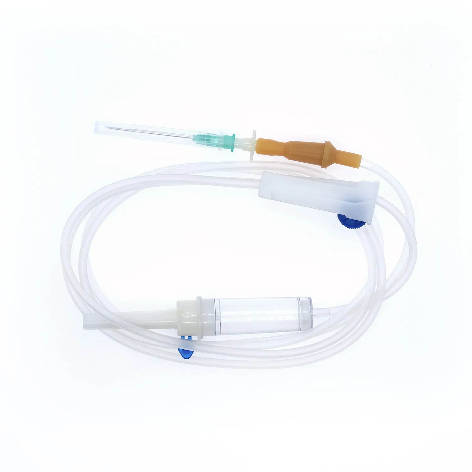 Conjunto de infusión IV desechable sin aguja con conector Luer Lock