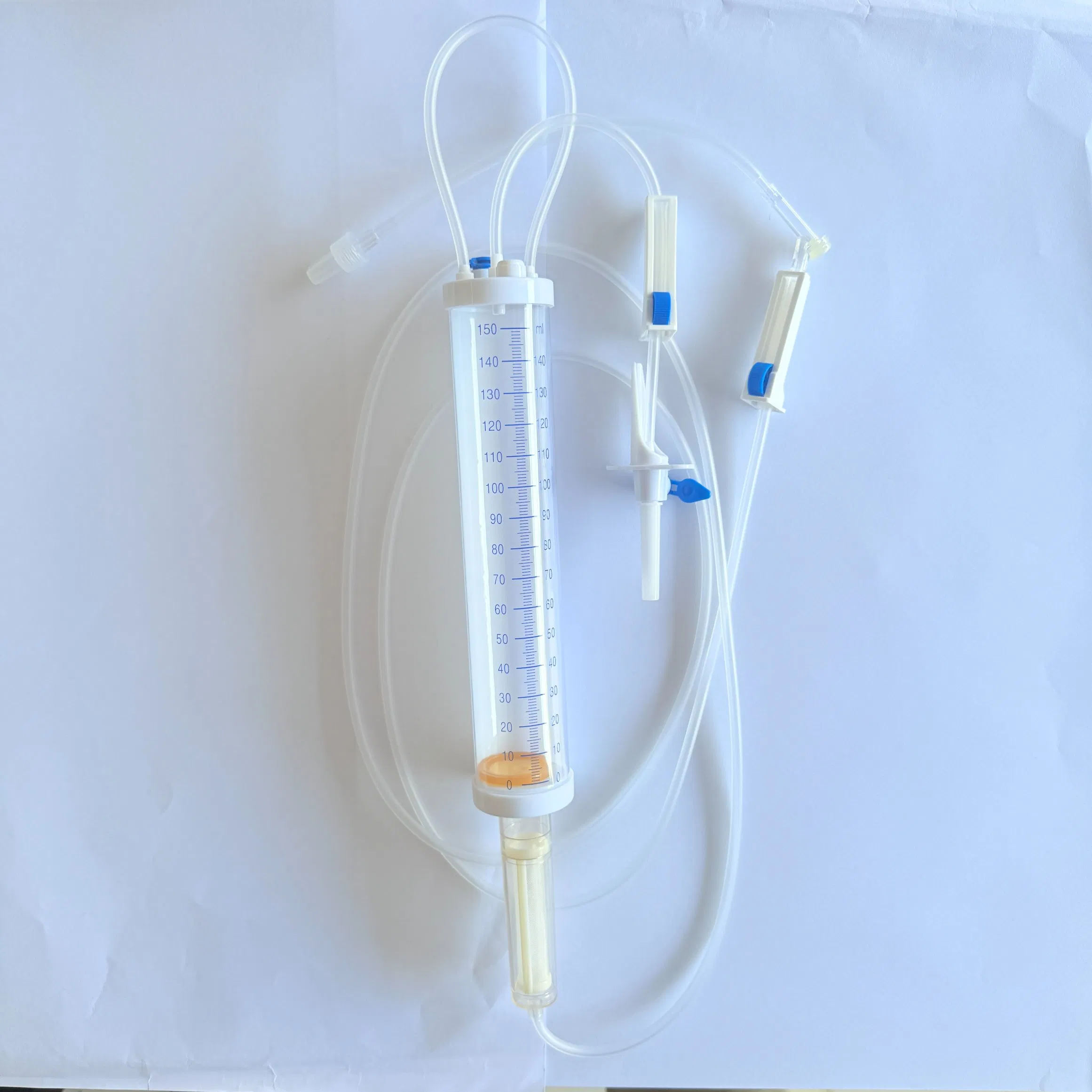 Conjunto de infusión desechable para infusión intravenosa estéril médica sin aguja