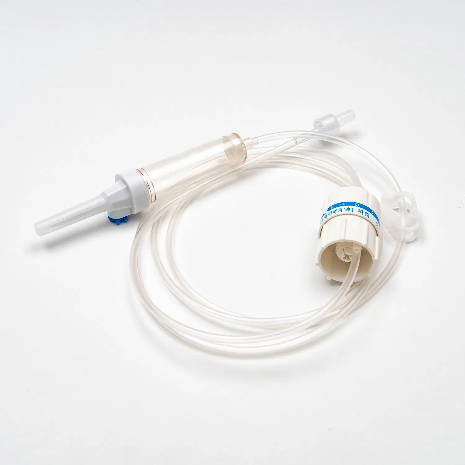 Regulador de flujo de precisión médica para set de infusión intravenosa