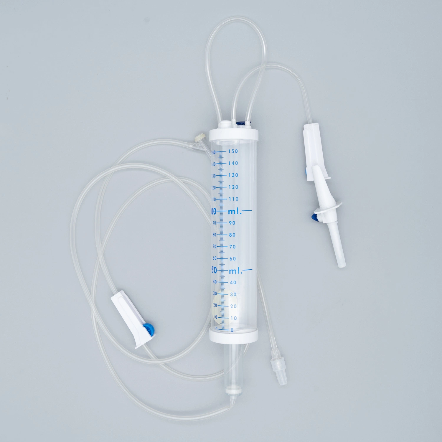Juego de infusión de bureta microgotas desechable 100ml 150ml IV pediátrico con bureta para niños