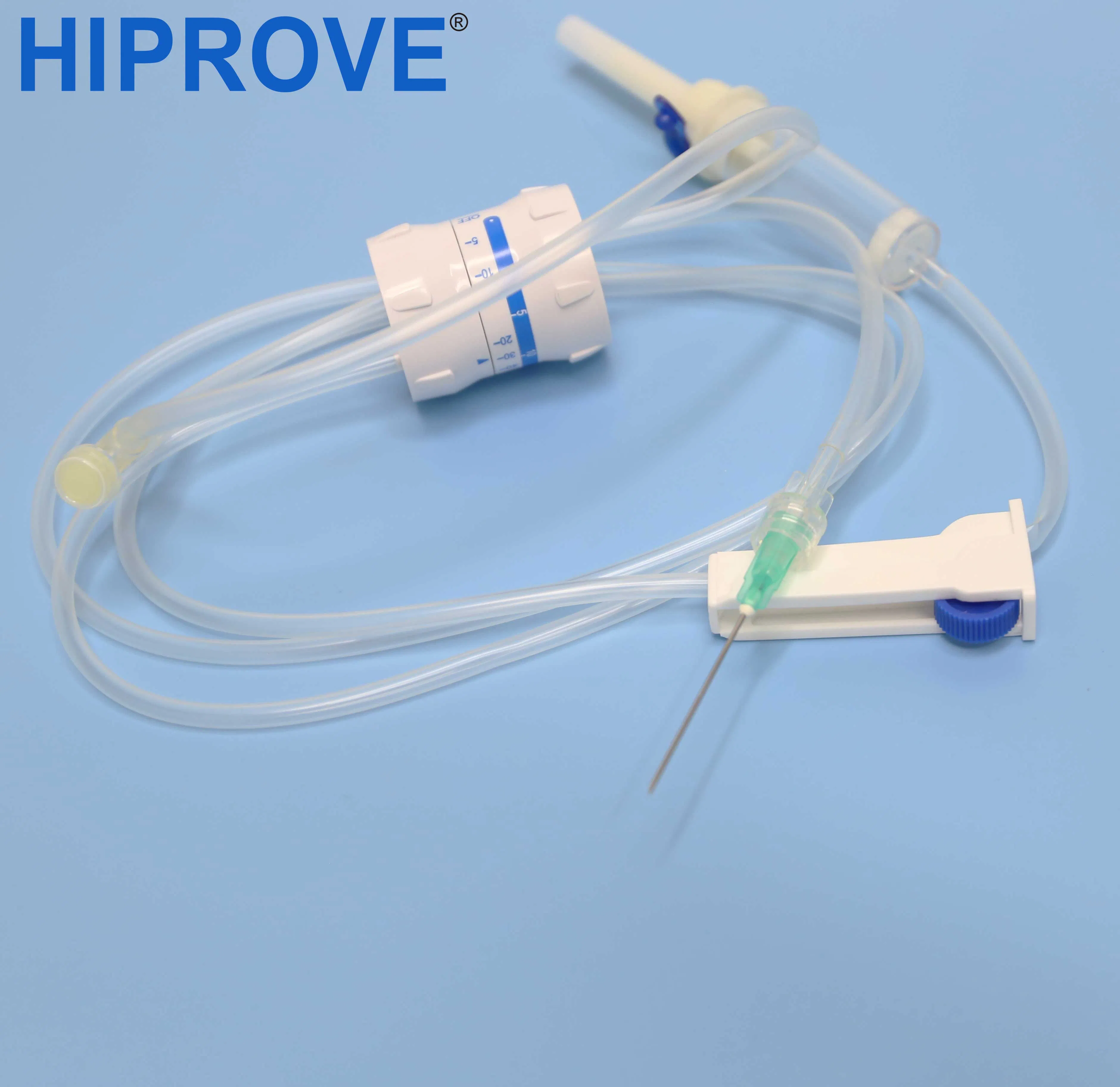 Suministro médico estéril desechable, juego de infusión de microajuste de precisión con CE e ISO