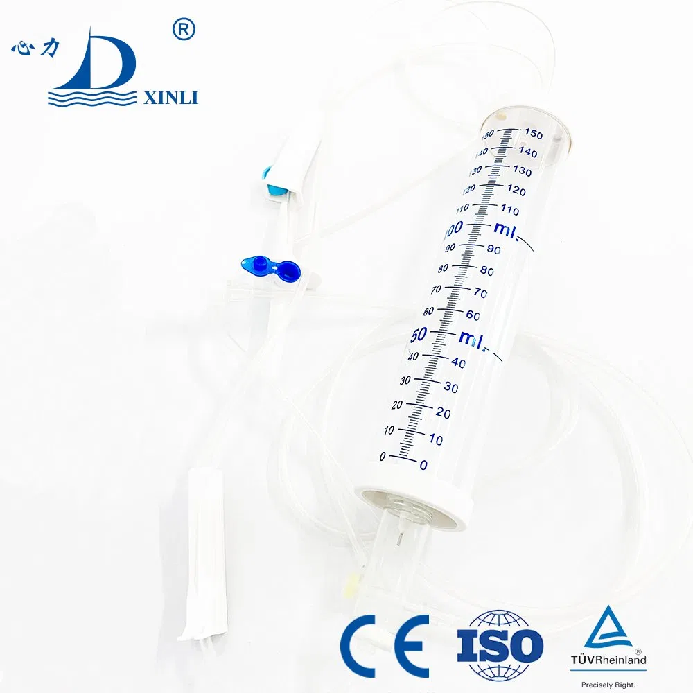 Conjunto de infusión estéril desechable CE ISO para pediatría tipo microgotero con bureta