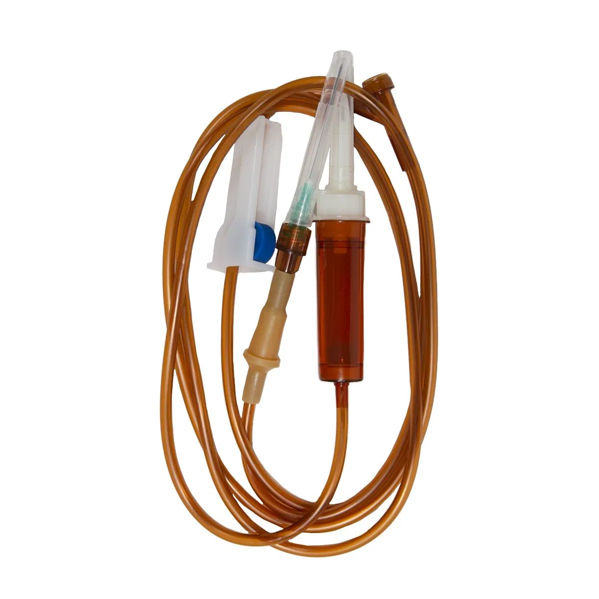 Conjunto de infusión estéril médico, a prueba de luz y sensible a la luz con conector Luer Lock