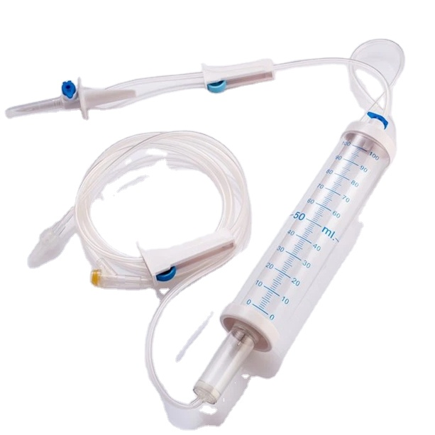 Set de Infusión Desechable Bureta IV 100/150ml Tipo Microgotas Intravenosa para Niños Pediátricos