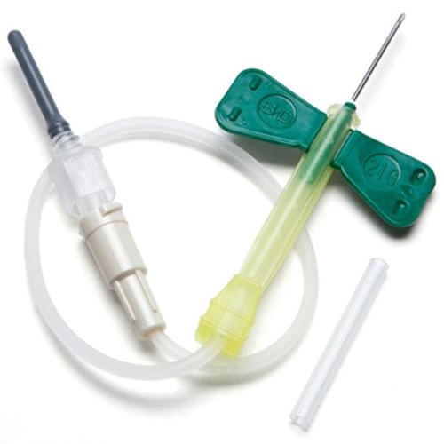 Siny Suministro Médico Desechable Juego de Infusión con Alas de Plástico de Tipo Rotatorio