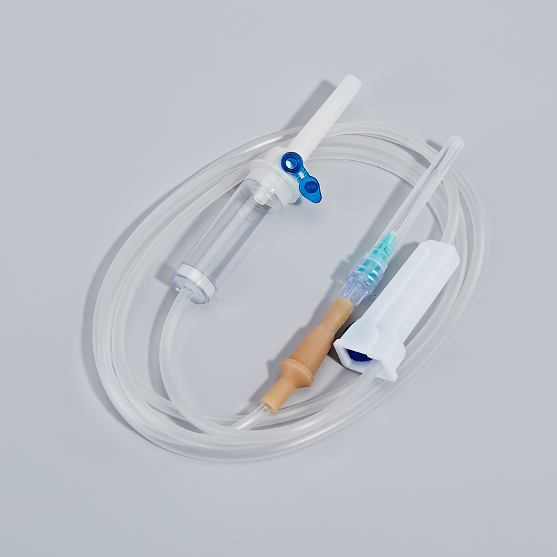 Sistema de administración de infusión Buret IV de un solo uso sin DEHP médica Con filtro