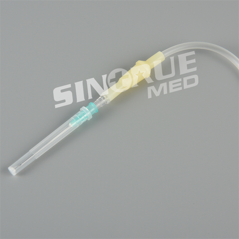 Juego de infusión estéril desechable con sitio de inyección en Y
