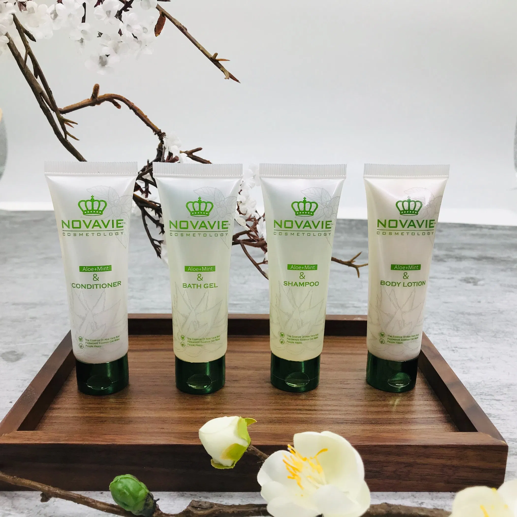 Kit de baño de lujo desechable premium para huéspedes de hotel