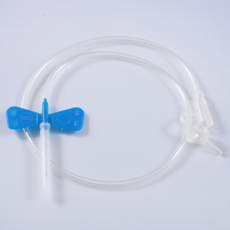 Ailettes para perfusión seguridad desechable juego de aguja de mariposa con alas