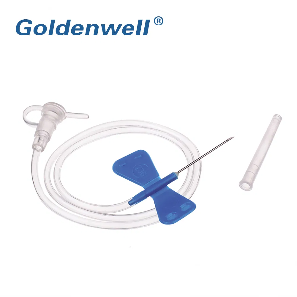 Set de Vena Escalpelo Desechable de Seguridad para Infusión 27g