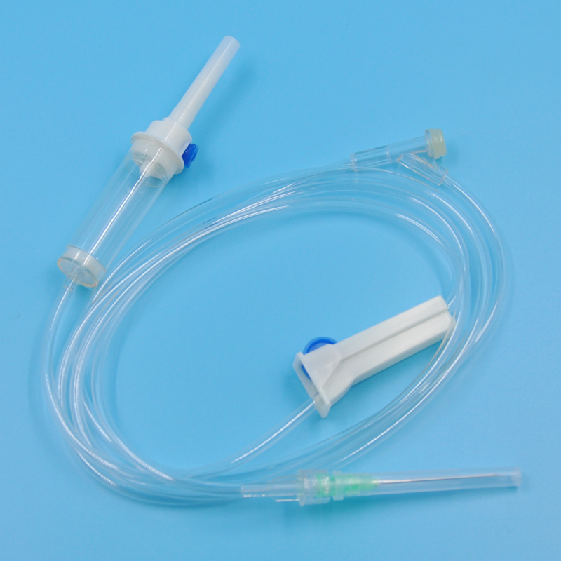 Conjunto de infusión IV desechable estéril certificado CE de China a precio más bajo, conjuntos de administración, conjuntos de transfusión de sangre
