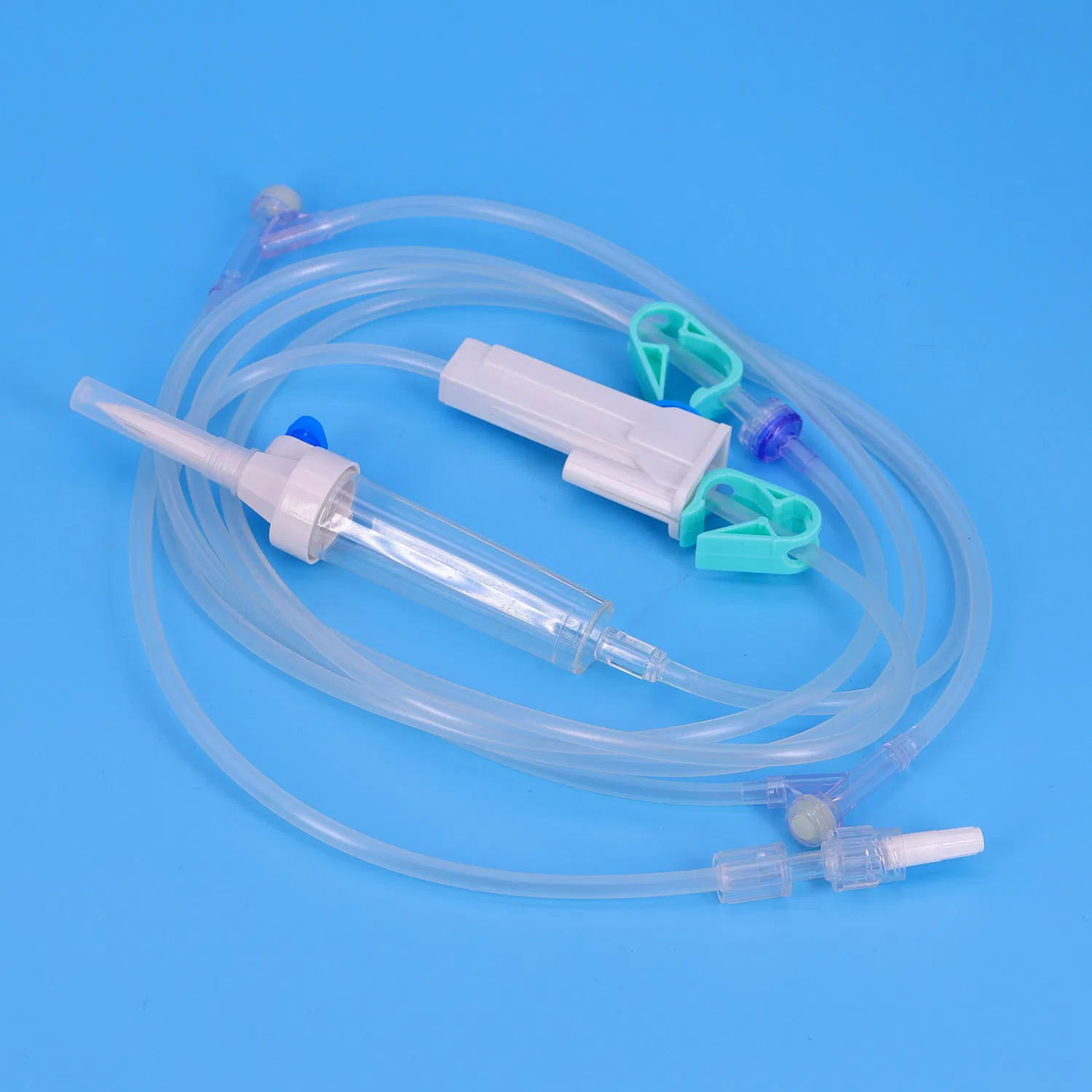 Venta Caliente Zhenfu TPE Libre de PVC Precisión con Conector Y Juegos de Infusión IV Desechables